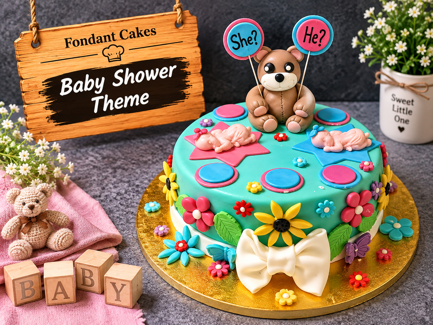 Fondant Cake result 2